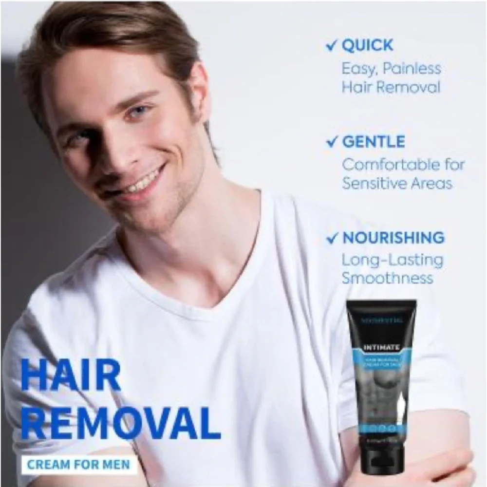 Neomentdg Painless Depilatory for Intimate/Private Areas Hair Removal Men